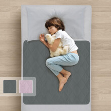Guardedsleep potty training bed sheets, 100% waterproof bed pad for single beds, washable night time toilet training bedwetting mat for toddlers and