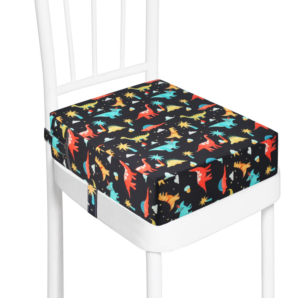 Mative Toddler Booster Seat For Dining Table, Washable Thick Strong Support Portable Booster Chair For Toddlers Eating, Easy Cleaning Booster Seat Cushion