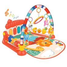 Eners Baby Gyms Play Mats Musical Activity Center Baby Piano Gym Mat Playmats Floor Gyms Playmate for Babies Tummy Time Baby Mat Toys for Newborn