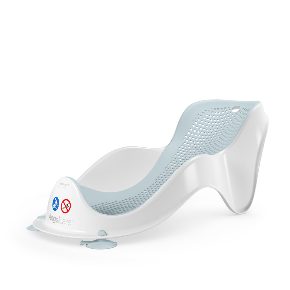 Soft Touch Mini Bath Support- Aqua - Newborn Bath Seat, Infant Bathing, Non-Slip, Easy Clean Angelcare