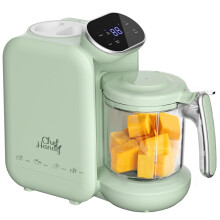Chefhandy Baby Food Maker, 5 in 1 Baby Food Processor with Stainless Steel Steam Basket, Baby Puree Maker with Steamer, Blender, Bottle Warmer