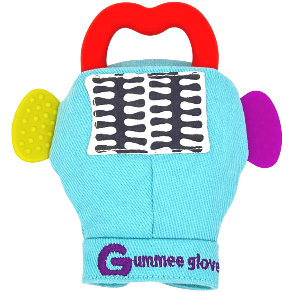 Glove Baby Teething Mitten - Detachable Teether - Teething Glove 3-6 Months - Teething Mitten For Babies - Teether Toys - Baby Gifts Toys Gummee