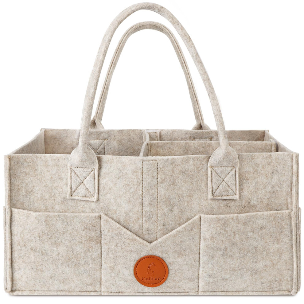 Maliton Nappy Caddy, Newborn Essentials for Diaper Caddy, Sturdy Portable Washable Baby Caddy with Detachable Compartments. Baby Essentials for-image-OPC-PMXVRQY-NEW