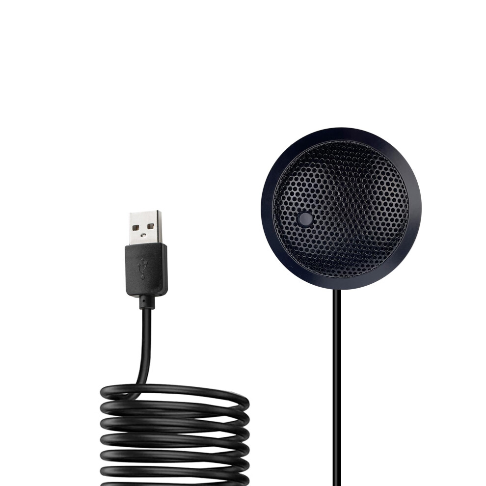 Fyvadio Conference Usb Microphone, Usb Microphone For Computer, 360? Omnidirectional Condenser Pc Laptop Mic With Mute Button For Online 8000002246101