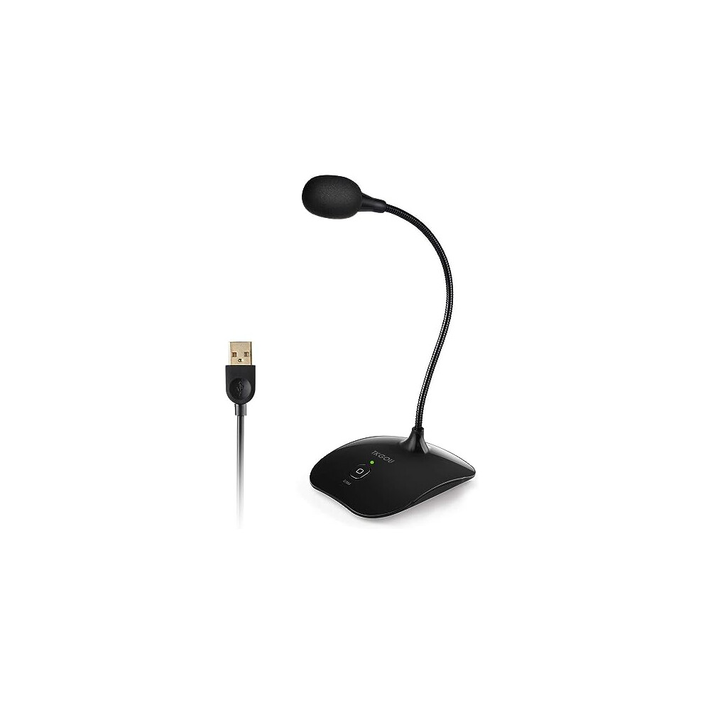 Tkgou Usb Pc Microphone, Ture Plug & Play Home Studio Usb Computer Microphone With Mute Button, Compatible With Pc, Laptop, Mac, Ps4 - Ideal For 8000002247467