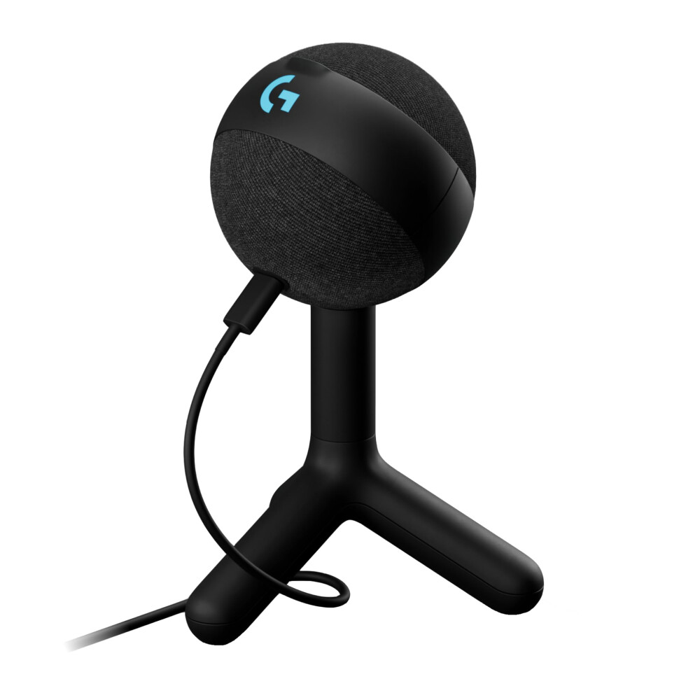 Logitech G Yeti Orb Condenser Rgb Gaming Microphone With Lightsync, Usb Mic For Streaming, Cardioid, Usb Plug And Play For Pc/Mac - Black 8000002246873