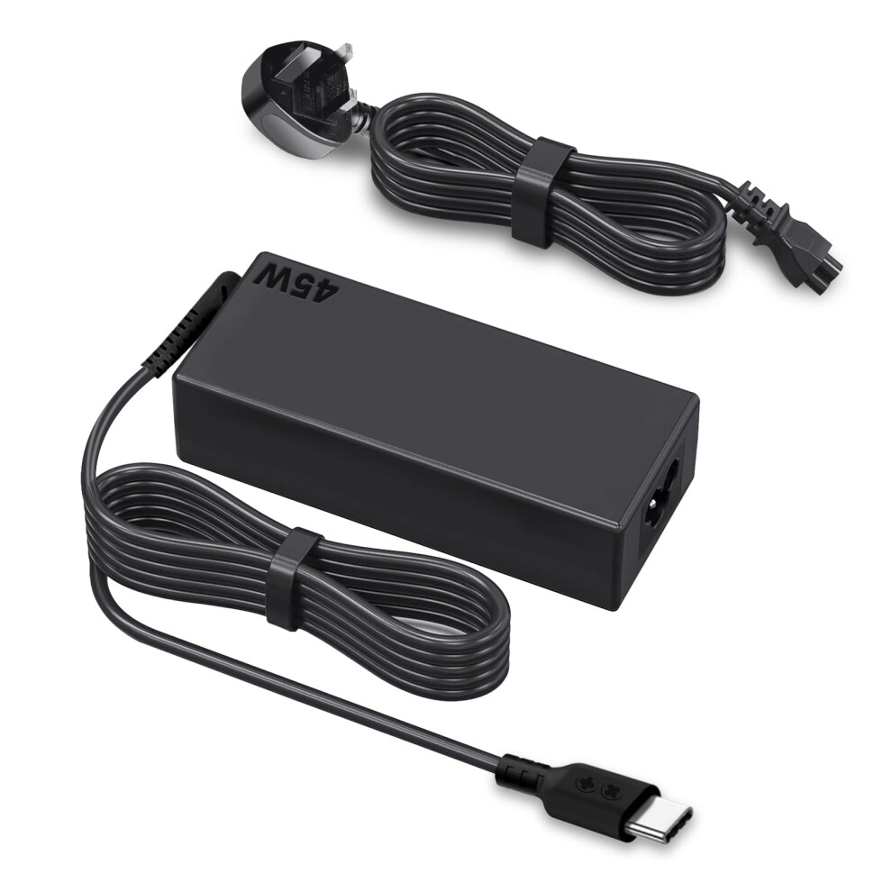 Chromebook Charger,45W Usb C Laptop Charger For Hp, Dell, Lenovo, Acer, Asus, Samsung, Google And More Usb Type-C Power Adapter 8000002251822