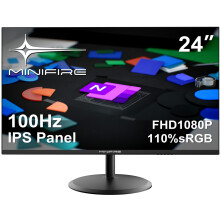 Minifire 24 Inch Monitor Full HD 1080P 100Hz 5ms IPS Eye-Care sRGB 110% HDR Adaptive Sync Monitor for Business and Office HDMI1.4 USBC (24X3AC USBC
