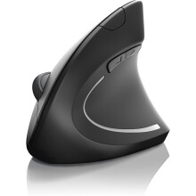 Wireless Vertical Ergonomic USB Mouse - Optical Model without cable - Mice with Ergonomic design - prevention against mouse arm tennis elbow - For
