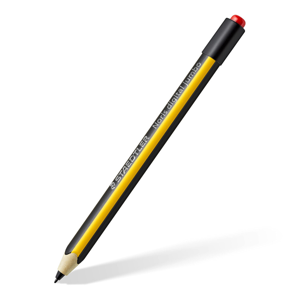 Staedtler 180J 22-1 Noris Digital Jumbo Emr Stylus With Soft Digital Eraser - For Digital Writing, Drawing And Erasing On Emr Equipped Displays