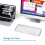 OMOTON Bluetooth Keyboard for Mac, Wireless keyboard for Apple MacBook Pro/Air, iMac, iMac Pro, Mac Mini, Mac Pro, QWERTY UK Layout, Silver 6