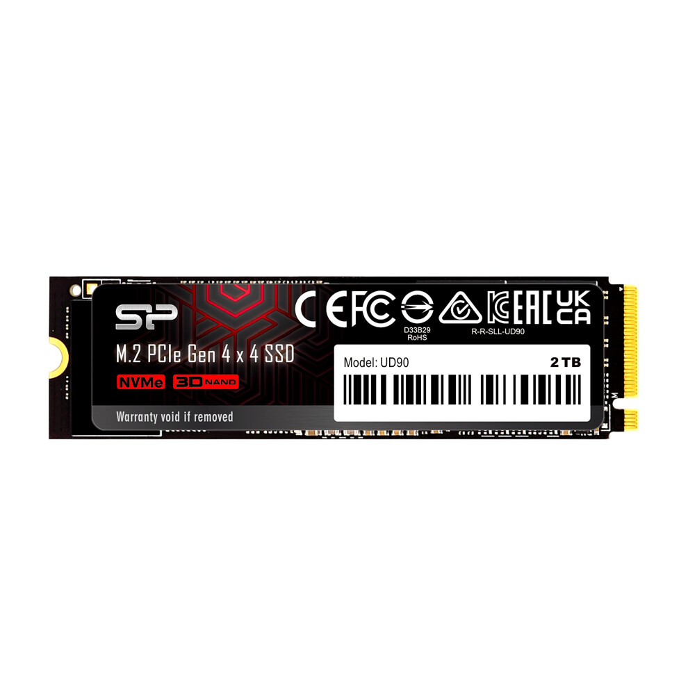 Silicon Power 2TB UD90 NVMe 4.0 Gen4 PCIe M.2 SSD R/W up to 5,000/4,800 MB/s (SP02KGBP44UD9005)-image-OPC-PMXVT59-NEW