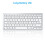 OMOTON Bluetooth Keyboard for Mac, Wireless keyboard for Apple MacBook Pro/Air, iMac, iMac Pro, Mac Mini, Mac Pro, QWERTY UK Layout, Silver 9