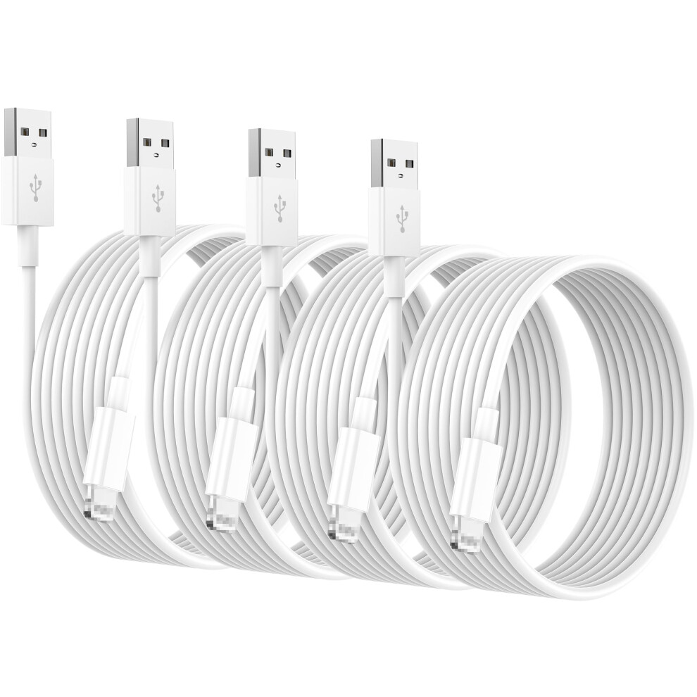 4Pack For Iphone Charger Cable 3M, Extra Long Lead 3 Meters For Apple Mfi Certified, For Lightning To Usb Cable Fast Charging For 8000002256353