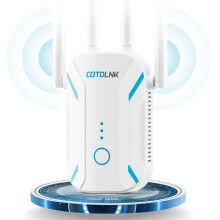COTDLNK 2025 WiFi Extender Booster for Home 1200Mbps WiFi Booster Dual Band Wireless Internet Booster, with Ethernet port, One-Tap Setup, UK Plug
