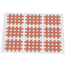 10 Stück Elastisches Spiral-Kinesiologie-Tape, 74x98mm, Hautfarbe