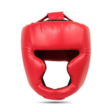 Kickboxing Head Gear For Adults/Kids MMA Training Sparring Boxing Arts Martial Helmet red-L