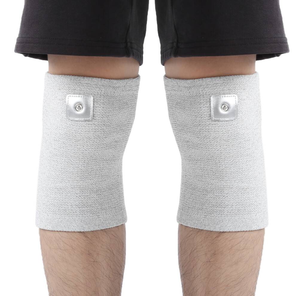Silver Fiber Conductive Knee Pad Massage Pulse Electrotherapy for Pain Relief