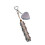 Retro Styles Braided Wax Thread Key Holder Decorative- white 1