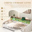 Velvet Sofa Bed with Storage & USB Charging, Beige 8