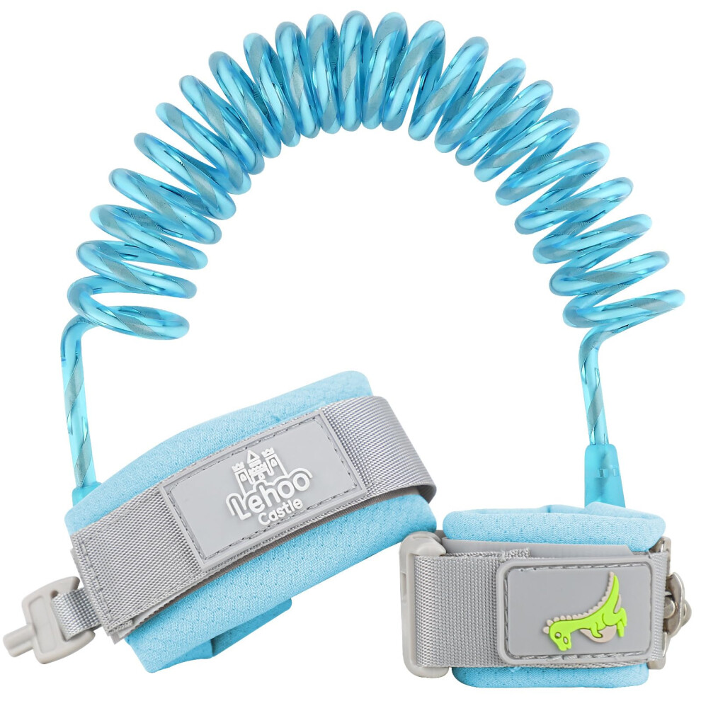 Lehoo Castle Anti Lost Wrist Belt, 2.5M Toddler Reins With Key Lock, Baby Reins Walking Harness, Toddler Harness For Walking (Blue) 8000002235877