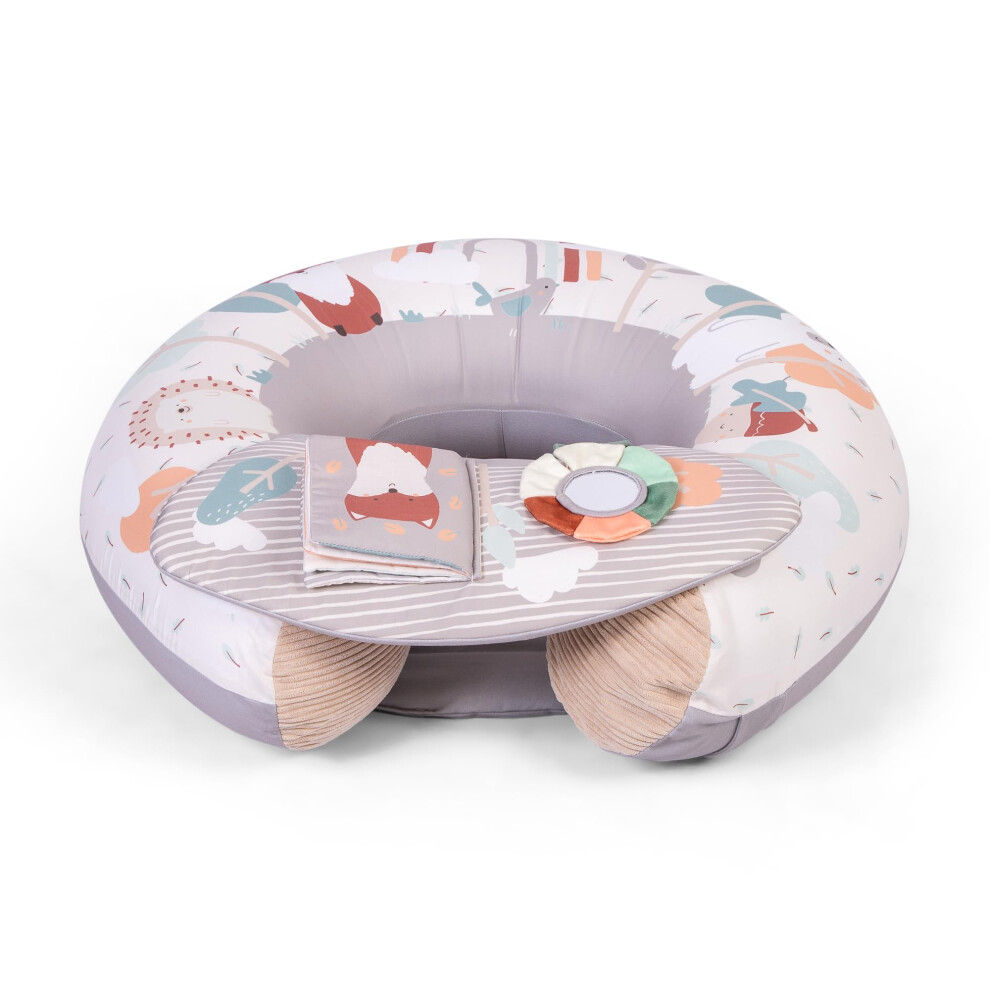 Red Kite Sit Me Up Inflatable Ring - Ring Seat with Play Tray & Activities (Woodland Walks)-image-OPC-PMXVQKW-NEW