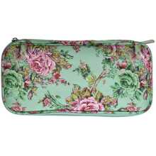 Knitting Needle Case Waterproof Oxfords Materials-Peony flowers