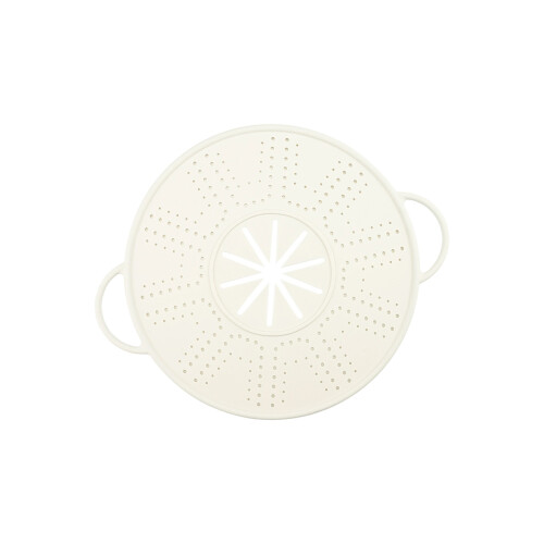 Recyclable Heatproof Elastomer Oil Filter Spatter Screen-White