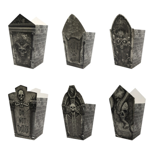 24 Pieces Halloween Tombstone Candy Boxes Realistic-Style 4 1