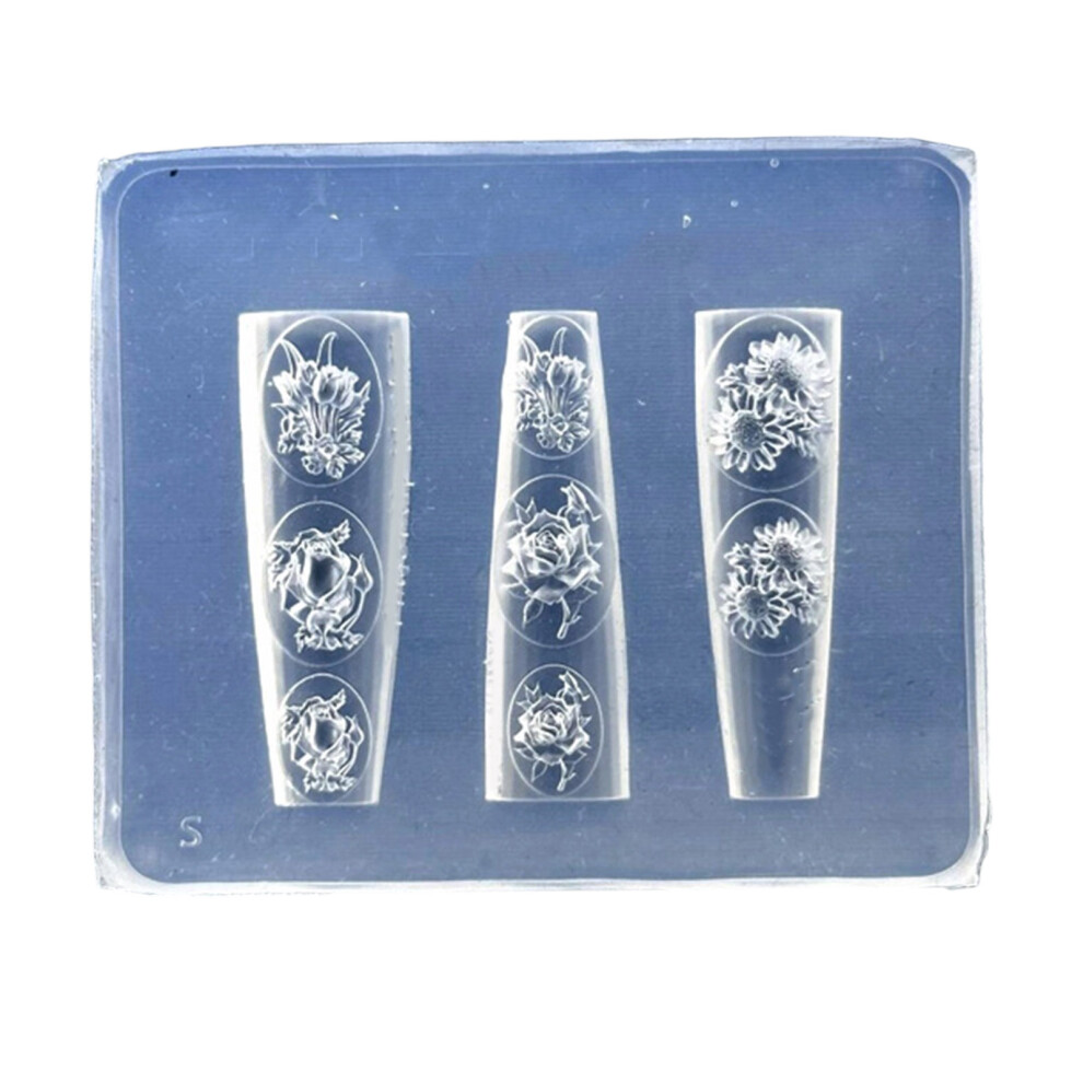 Silicone Nail Art Template For Resin Decorations And-pattern 9