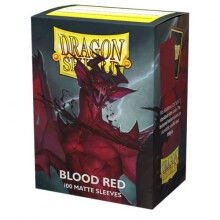 Arcane Tinmen Dragon Shield Sleeves ? Matte: Blood Red 100CT - MTG Card Sleeves are Smooth & Tough - Compatible with Pokemon & Magic The Gathering
