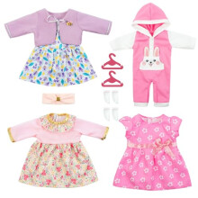 Aolso Baby Doll Clothes for 14-18 Inch Doll 35-45 cm Baby Doll, 4-packs New Doll Clothes Outfits, Sweet Doll Clothes New Dress, Baby Doll Clothes