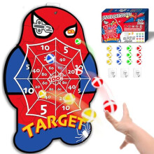 28" Spider Toys with 12 Sticky Balls,Toss Games for 3-9 Year Old Boys Girls, Outdoor Toys age 3-9 Year Old Girls Boys,Easter Gifts for Kids Garden
