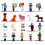 Jada Jada 253265001 Mine Craft 20 DIE-CAST Figure Pack Wave 7, Multi 1