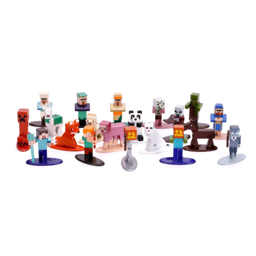 Jada Jada 253265001 Mine Craft 20 DIE-CAST Figure Pack Wave 7, Multi 1