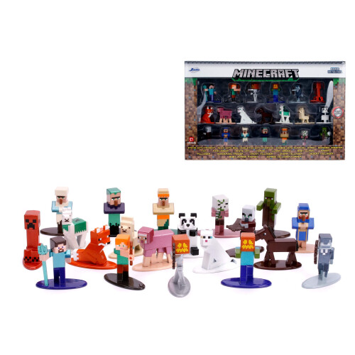 Jada Jada 253265001 Mine Craft 20 DIE-CAST Figure Pack Wave 7, Multi 2