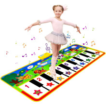 m zimoon Piano Mat, Kids Large Music Mat Children?s Touch Play Musical Carpet Piano Floor Mat Dance Mat Gifts Toys for 2 3 4 5 6 7 8 Years Old Kids