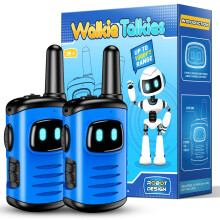 EUTOYZ Walkie Talkie for Kids 3-8, Gift for Boys 5-8, Outdoor Toy for Ages 4-7, Sensory Toy for Autism, Camping Accessory - Blue