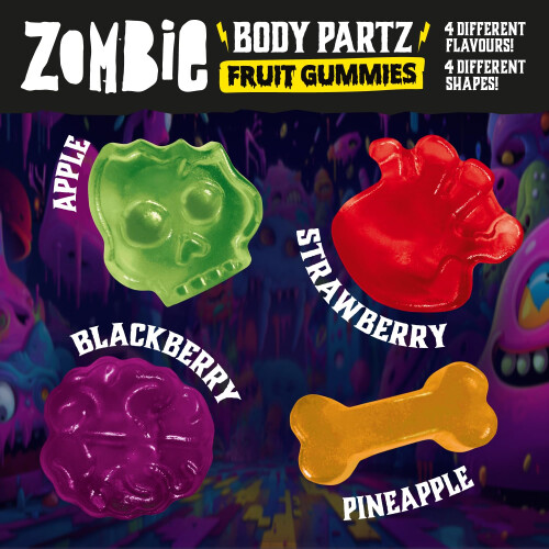 Zombie Body Partz - Sours (Fruit Gummies) 1