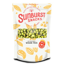 Sunburst Snacks Crispy and Spicy Wasabi Coated Peas, Resealable and Recyclable Packaging, 1KG