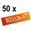 Rizla Regular Liquorice Papers 50 Packs/Booklets 4