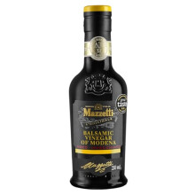 Mazzetti Aged Balsamic Vinegar Of Modena, Sweet, Thick And Rich, Aged In Oak Barrels For 3 Years, Black, 250 ml, Pack of 1