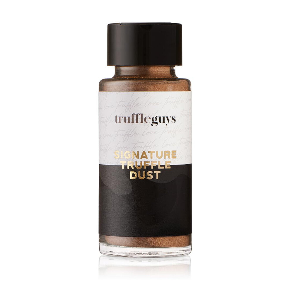 Truffle Guys Signature Truffle Dust (45G) | Award-Winning Gourmet Truffle Powder In A Shaker Jar | Made With Italian Truffle | Sprinkle On Black