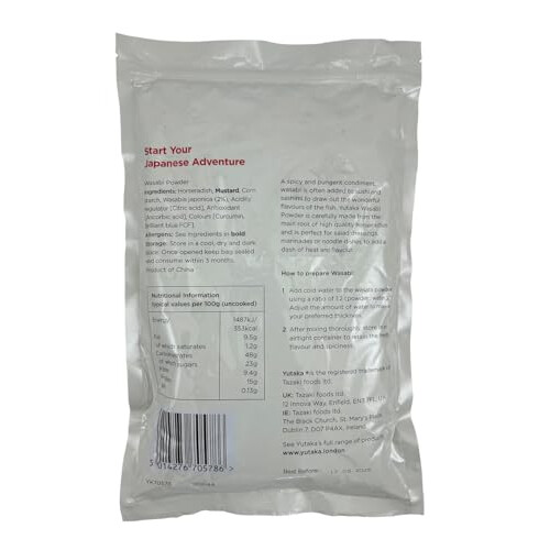 Yutaka Wasabi Powder 1 Kg (Packaging may vary) 2