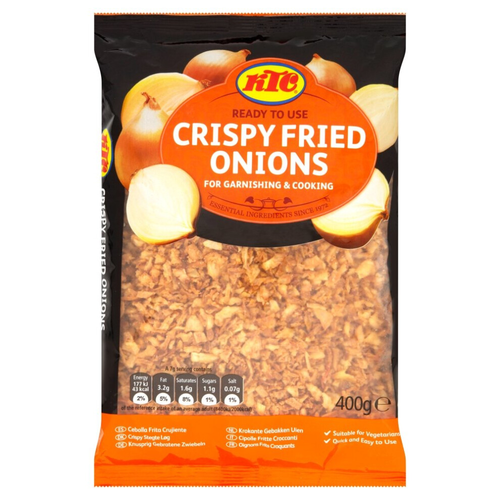 KTC Fried Onions, 400 g, Pack of 12-image-OPC-PMXW26Q-NEW