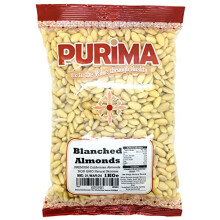Blanched Almonds 1kg - 100% Raw Whole Almond 1 kg Bag - USA American Californian - Large Premium Quality Kernels Nut - Source of Protein & Fibre -