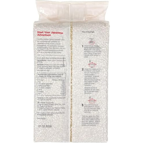 Yutaka Semi-Polished Brown Rice 5kg 1