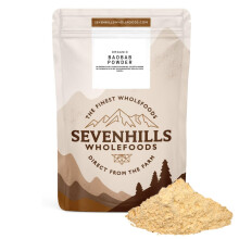 Sevenhills Wholefoods Organic Baobab Powder, Wild-Harvested in Africa, 1kg