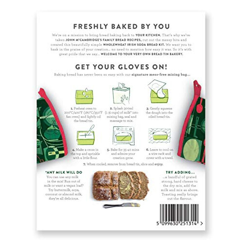 McCambridge Bread Tin Bakery Irish Soda Bread Kit, Pack of 6 1