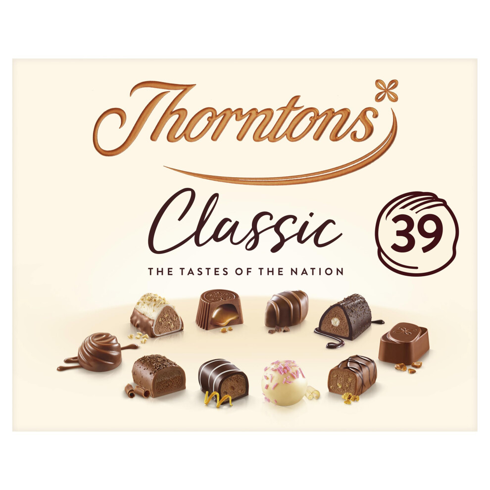 Thorntons Classic Chocolate Hamper, Mothers Day Gift, Assorted White, Gifts For Mum's Day, Milk And Dark, 449 G